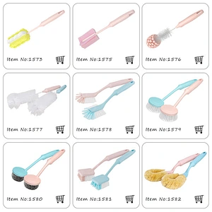Factory direct selling Kitchen Easy hanging plastic cleaning brush