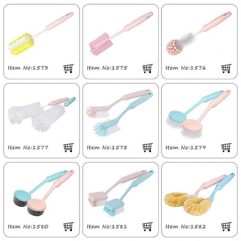 Factory direct selling Kitchen Easy hanging plastic cleaning brush