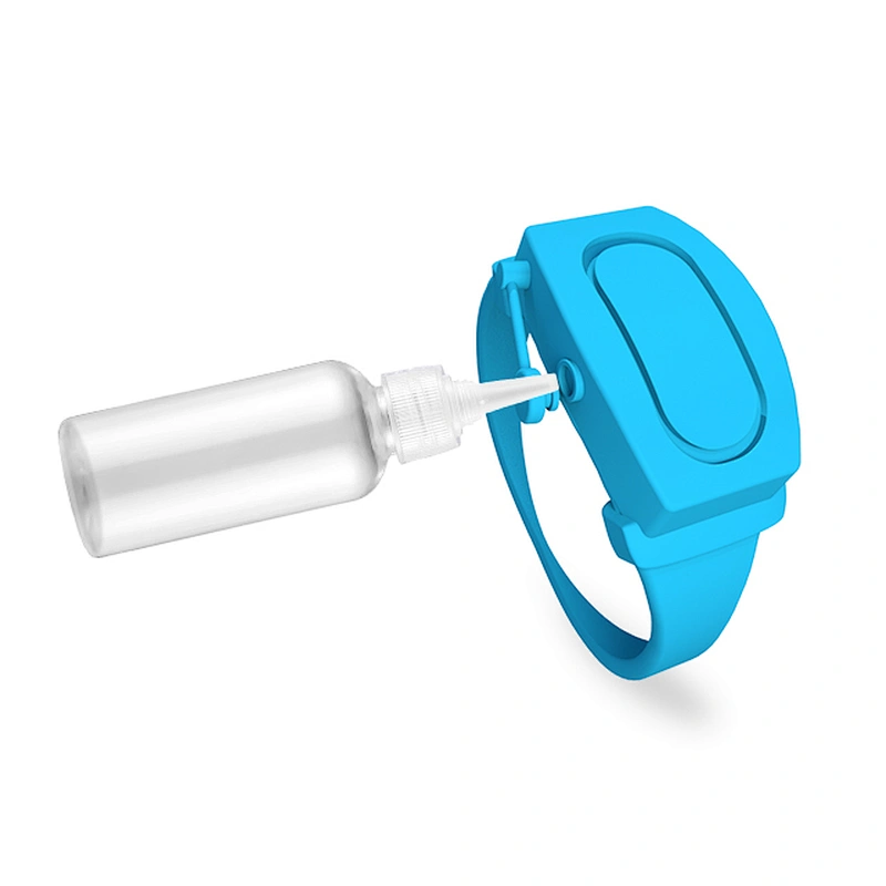 Wrist band hand sanitizer silicone wristbands custom bracelets liquid dispenser disinfectant