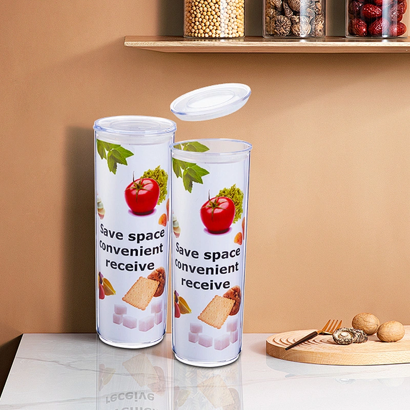 cookie candy honey food storage jar with airtight bamboo lid storage tank for food