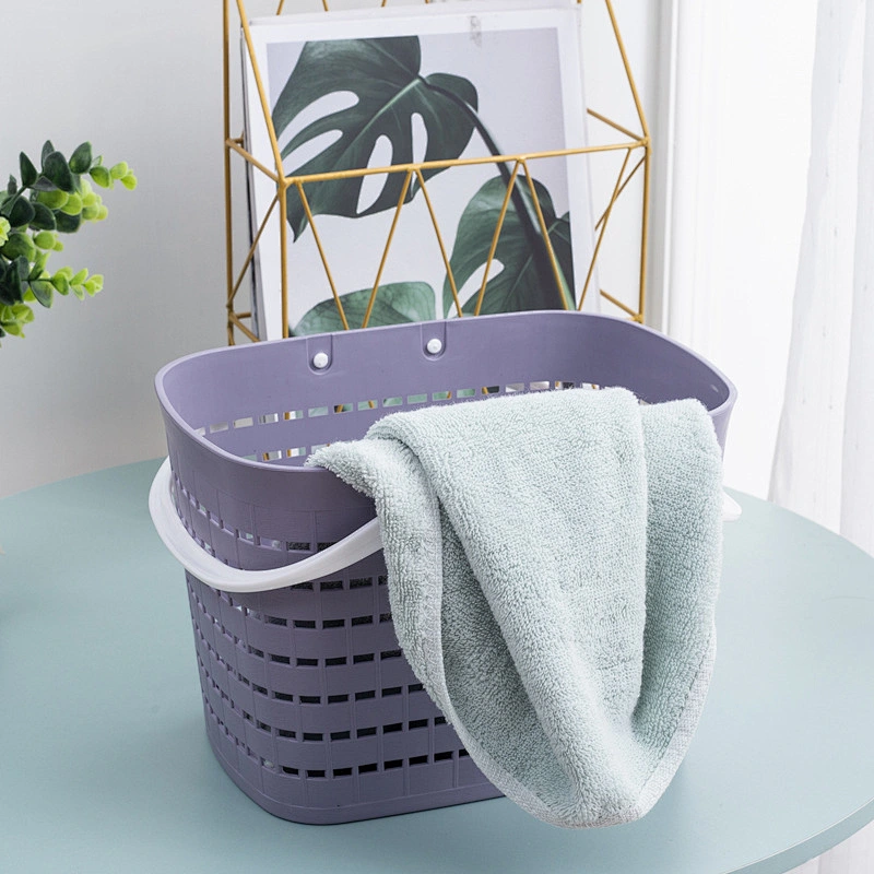 multipurpose stackable home storage organization plastic clothing storage bins baskets with handle
