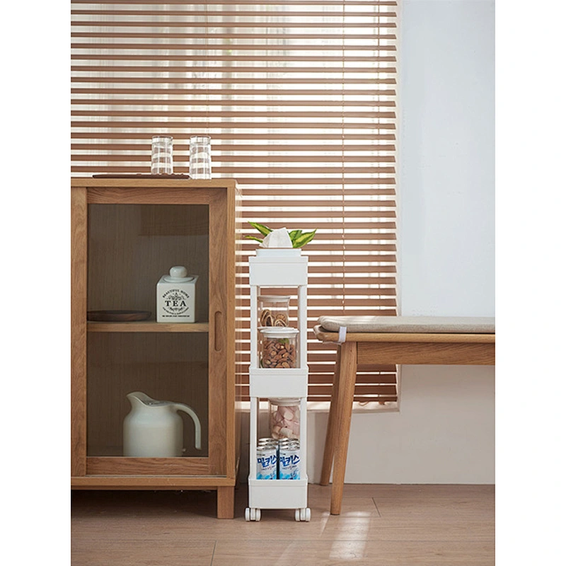 Wholesale Adjustable 3 Tier Bathroom Corner Slim Storage Shelf rack For Home Office saving space