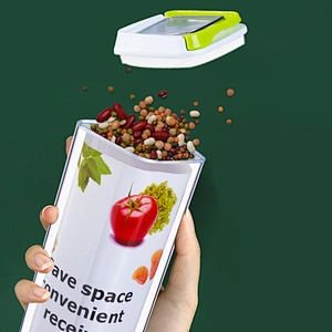 colorful lock easy wide mouth straight sided empty cereal container plastic jars for kitchen 1000ml for packaging