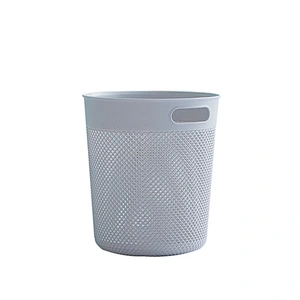 household Plastic storage basket round bathroom garbage bin