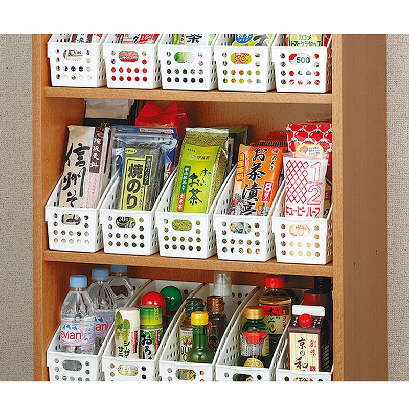 High Quality small basket drawers office kitchen home store Storage organizer Grid Handle