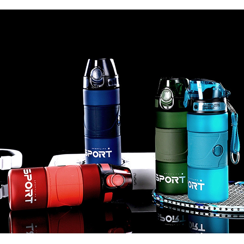 portable eco friendly tritan gym custom motivational plastic sports water bottle with straw in bulk manufacturer bpa free