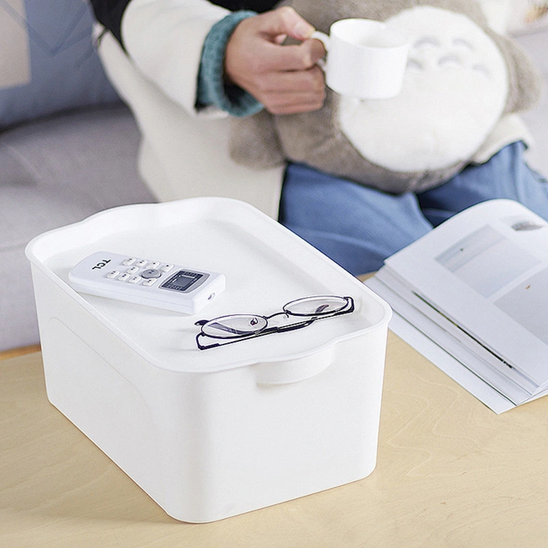 multipurpose stackable pp toy home plastic storage box organizer bins plastic with lid for clothes