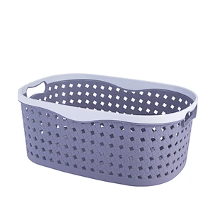 waterproof plastic large bathroom storage baskets gadget home organizer wholesale with handle
