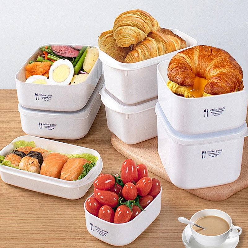 350ml Portable Eco Friendly Plastic kids microwavable Bento Lunch Box food