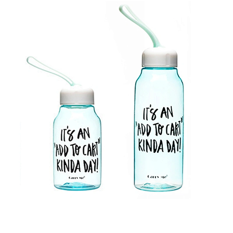 350ml 550ml  plastic kids children carton fancy design eco friendly motivational portable drinking mini water bottle