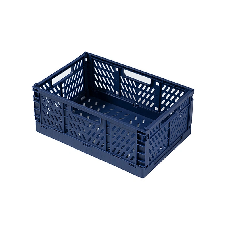 colorful custom plastic cheap mesh foldable storage basket folding pp container for toys home