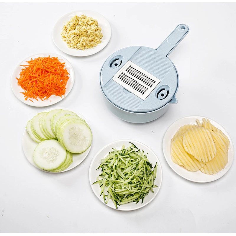 9 in 1 plastic mini food vegetable fruit pull cutter slicer dicer online