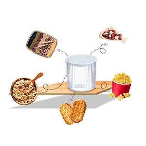 eco-friendly 500ml seal honey sugar canning empty transparent jars containers plastic in bulk for packaging