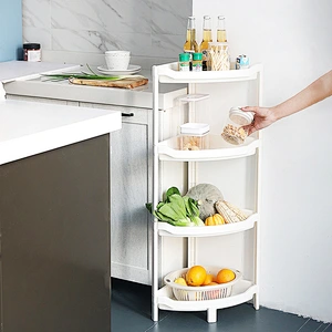 4 tier 2/3 layer bath toilet plastic corner storage shelf holders & racks rack for kitchen