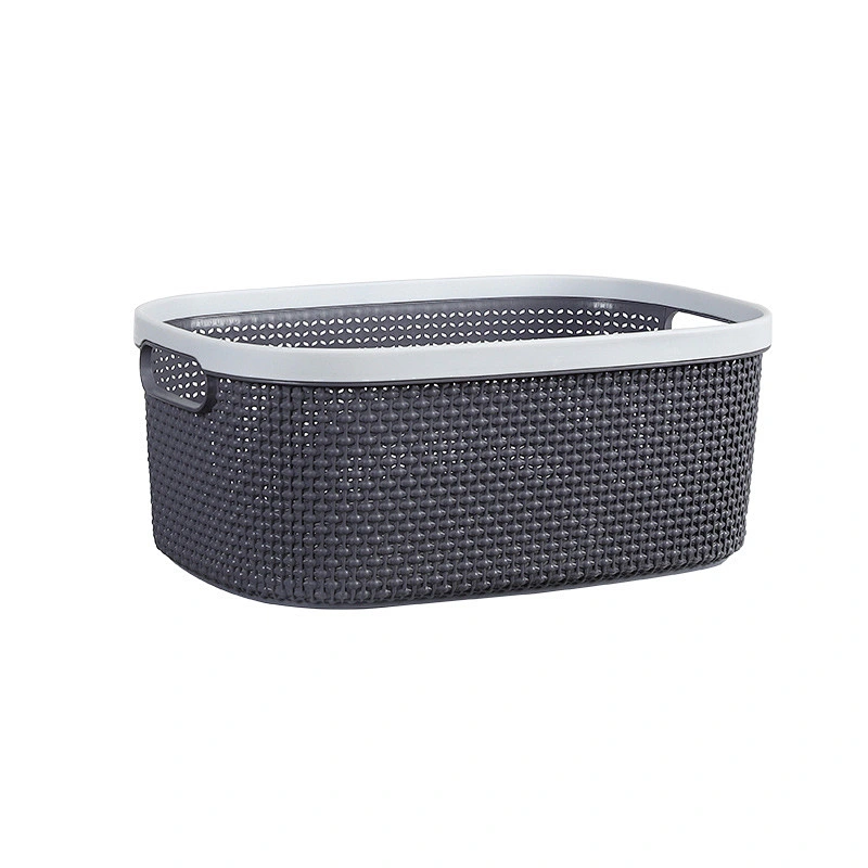 Amazon Hot sell Plastic storage basket basket container home office kitchen storage organiser Bins with handle