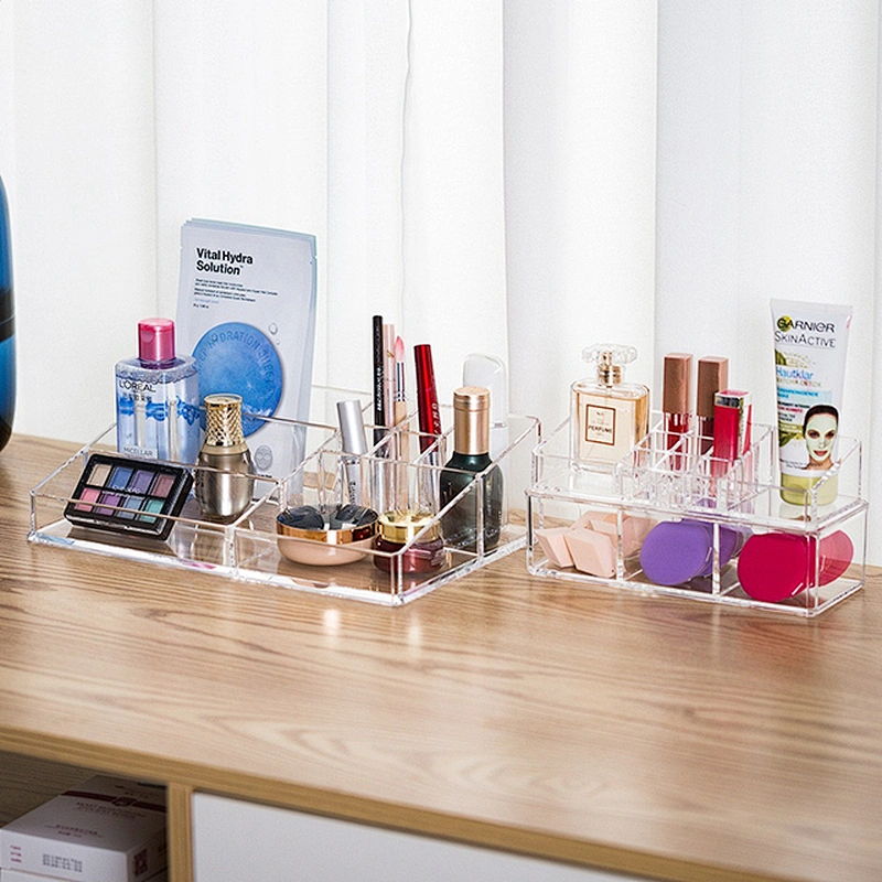 acrylic makeup drawer box case organize cosmetic organizer