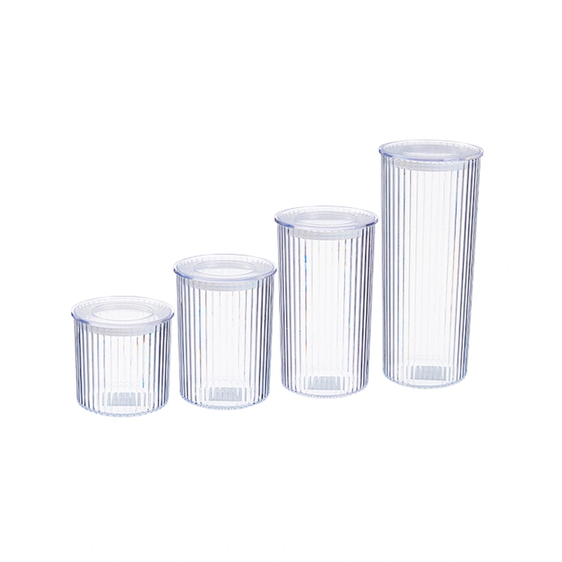 airtight 500 ml plastic cereal container storage set airless cookie jars bottles manufacturer for packaging