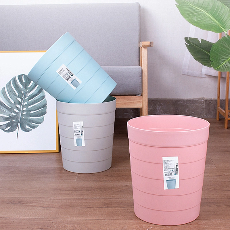 10L indoor open top waste can bin dustbin hotel room plastic