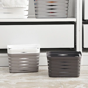 small plastic wicker baskets bathroom organizer for storage manufacturers