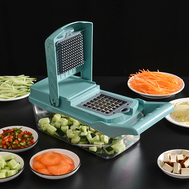smart kitchen accessories tool food fruit vegetable onion garlic cutter manual chopper plastic shredder mandoline slicer