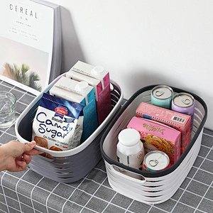 plastic office bathroom storage organizer basket storage with handle