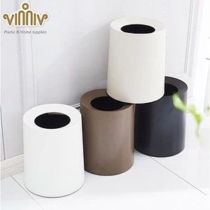 New design plastic indoor garbage can