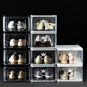 white black luxury folding jordan custom shoe boxes carton display case storage packaging holder organizer