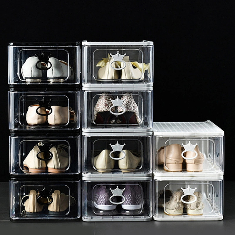 white black luxury folding jordan custom shoe boxes carton display case storage packaging holder organizer