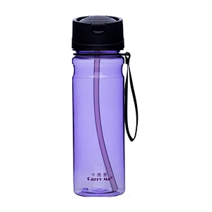 Wholesale 750ml Portable Plastic Sports Water Bottle Design Plastic Sports Water Bottles With Straw