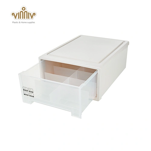 10spaces rectangular drawer plastic storage box