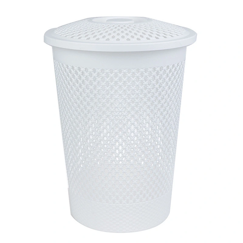wholesale bathroom organizer storage boxes bins cheap pp woven washing basket plastic with handle
