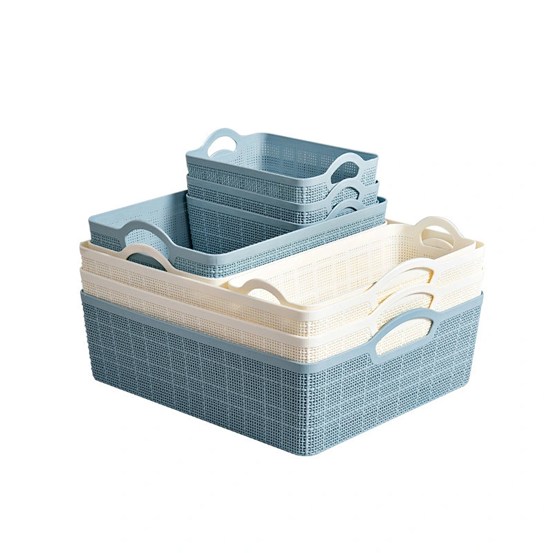 houseware office plastic laundry basket desk organizer bucket storage bins