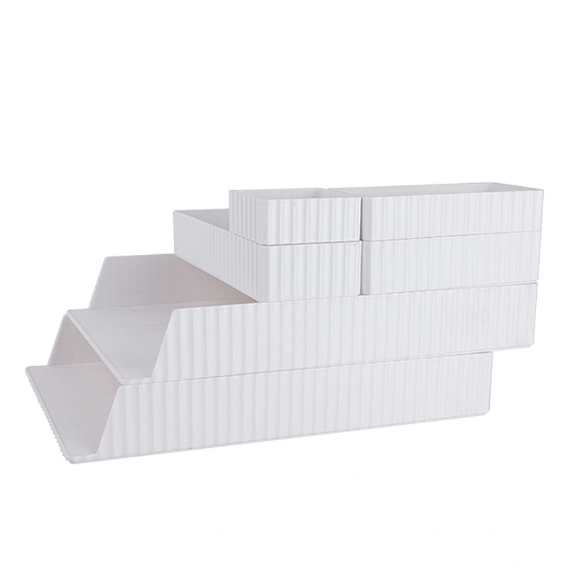 cosmetic make up stackable storage organizer tank box table basket with divider container Holder