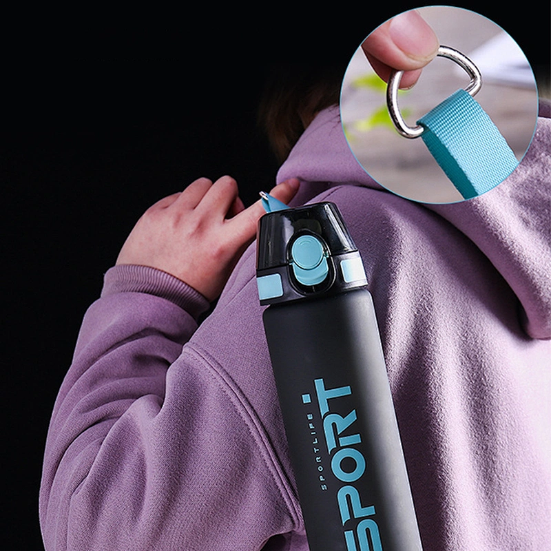 550ml 650ml 750ml motivational custom reusable plastic tritan sport cycling drinking water bottles with straw bpa free
