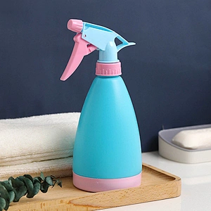 450ml plastic fine mist colorful hand disinfectant cleaning spray trigger water sprayer bottles