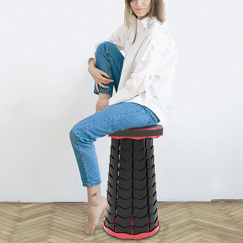 outdoor Telescopic Camping Folding chiar Retractable Foldable Adjustable Collapsible Plastic Step Stool for Hiking Picnic