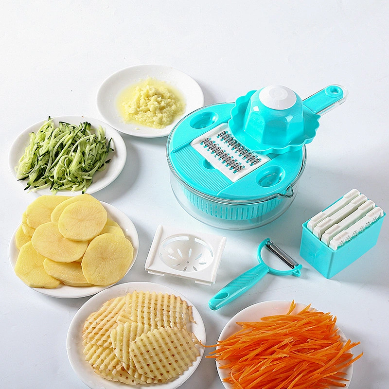 manual plastic vegetable fries onion mandoline cutter slicer food chopper grater
