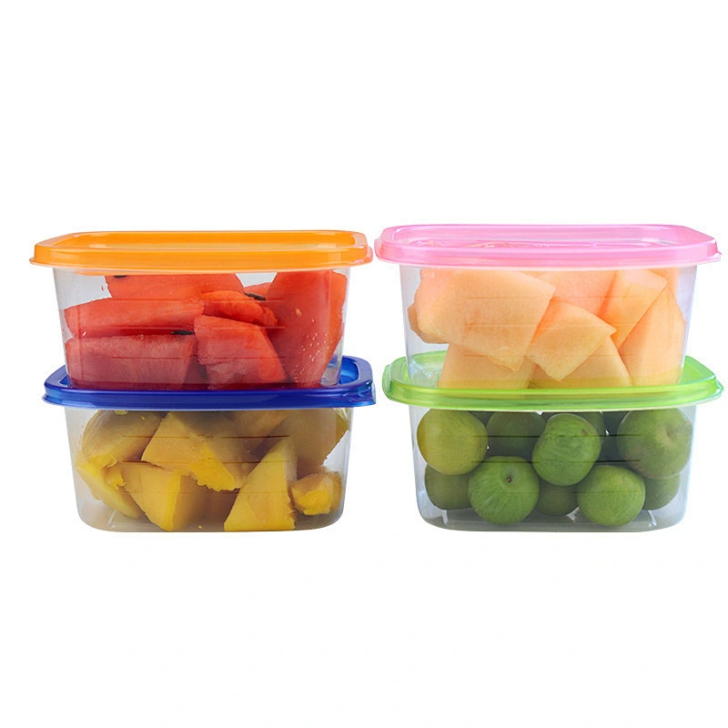 10OZ 24 OZ 35OZ rectangle disposable microwave pp airtight plastic lunch box for hot food storage boxes set containers wholesale