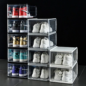 white black luxury folding jordan custom shoe boxes carton display case storage packaging holder organizer