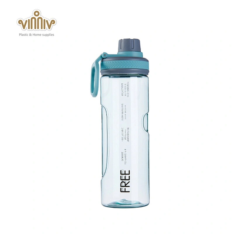 650ML clear sports plastic drinking water bottle