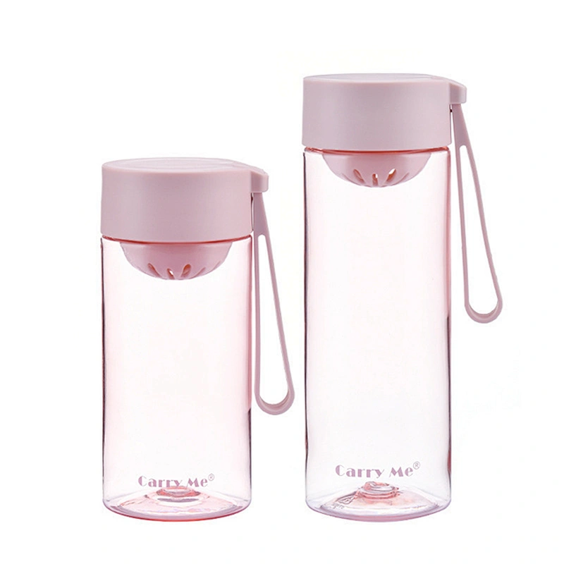 400ml / 550m flat eco friendly transparent custom water bottles with custom logo bpa in bulk