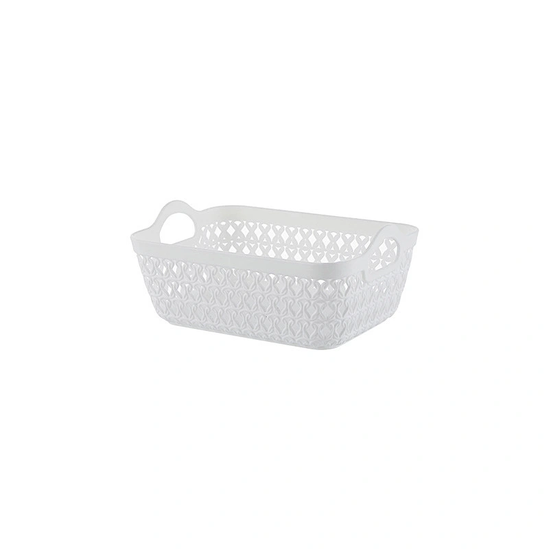 plastic kitchen fruit and vegetable food storage organizer baskets with handle