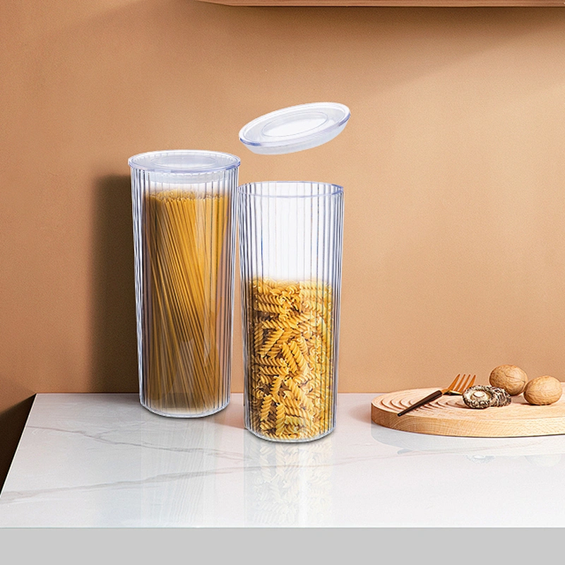 airtight 500 ml plastic cereal container storage set airless cookie jars bottles manufacturer for packaging