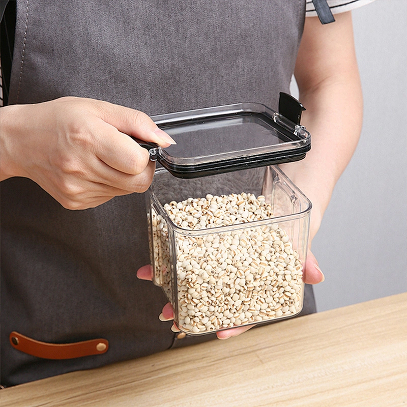 wholesale plastic cookie jars with lids for food kitchen canister food grade
