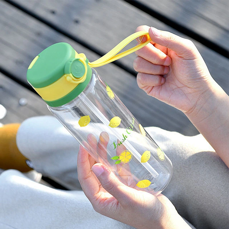 12 oz 16 oz 400ml 500mlplastic wholesale tritan clear carton water bottles with straw for kids school