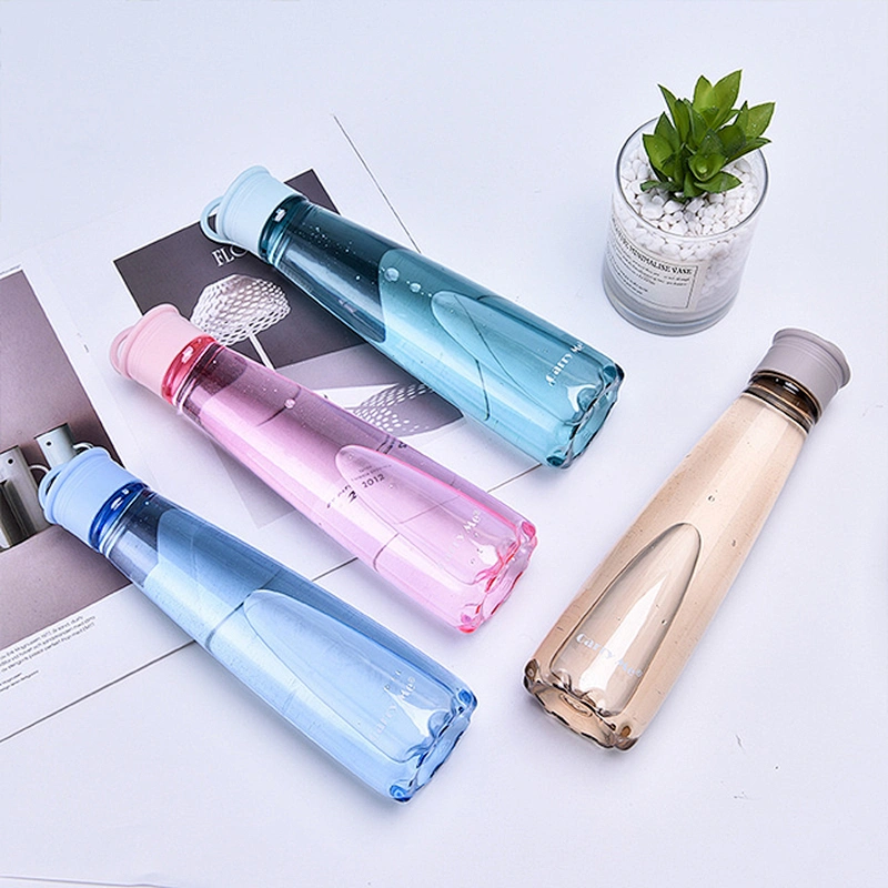 china new design eco friendly cool glitter gemstone designed water bottles plastic custom