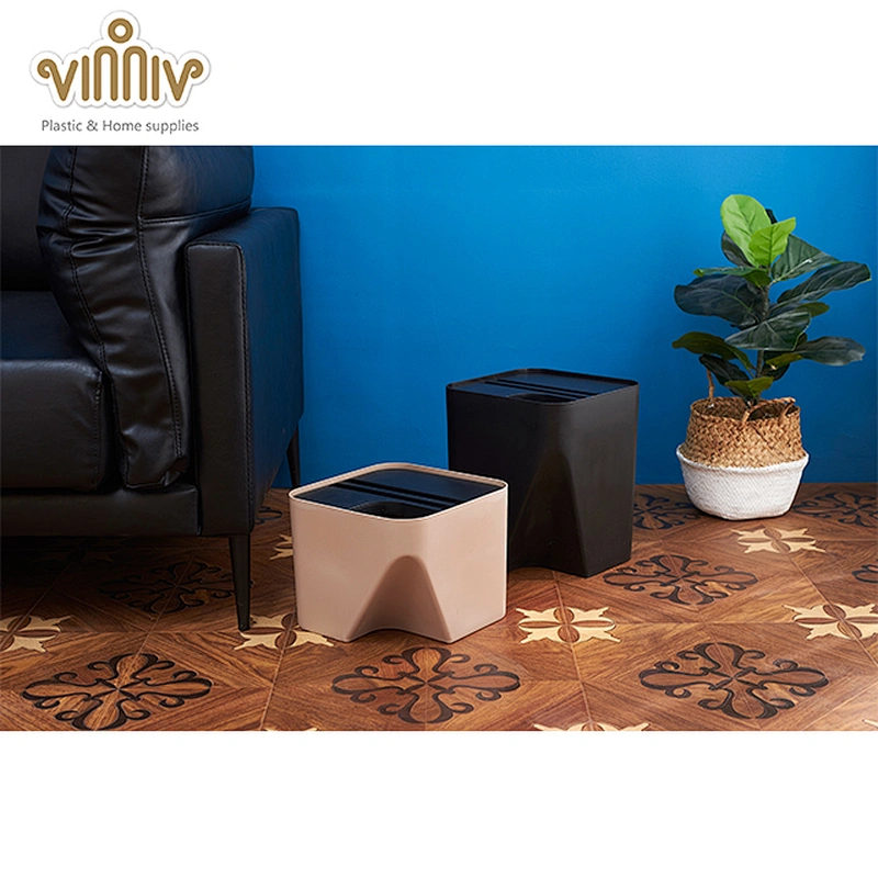 14L square waste bin plastic for sale