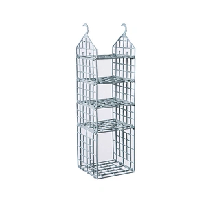 Plastic wardrobe Closet shelving Space Saving Folding Home organize Storage Adjustable pants Clothes hangers & racks bedroom