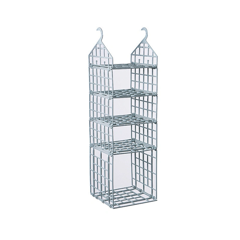 Plastic wardrobe Closet shelving Space Saving Folding Home organize Storage Adjustable pants Clothes hangers & racks bedroom