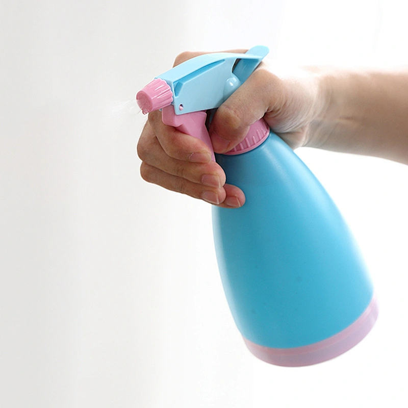 450ml plastic fine mist colorful hand disinfectant cleaning spray trigger water sprayer bottles